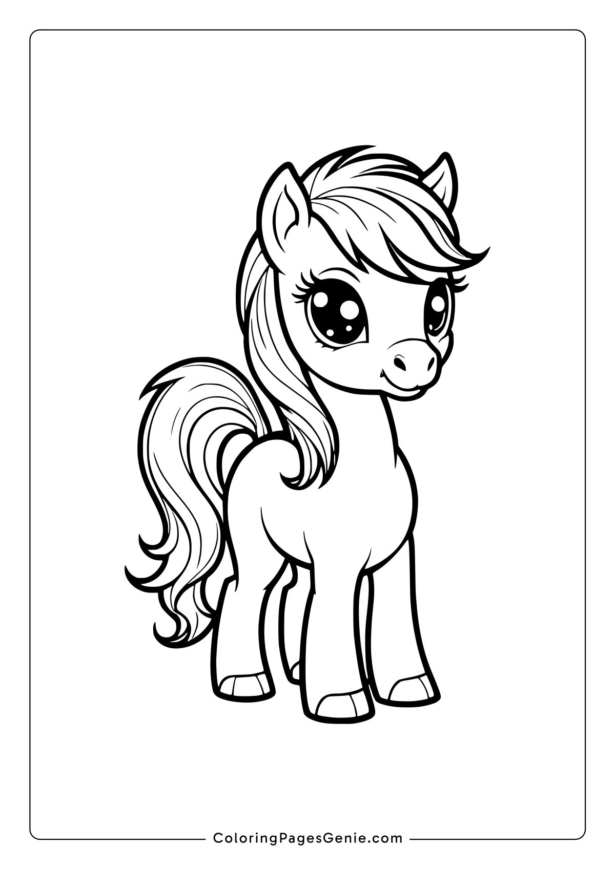Pony Coloring Page
