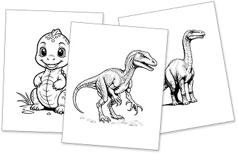 Dinosaur Coloring Pages