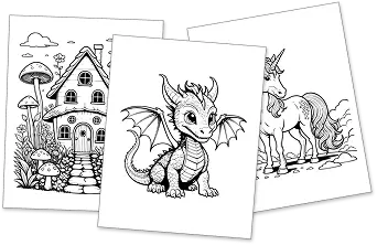 Fantasy Coloring Pages