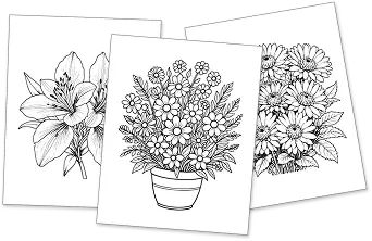 Flower Coloring Pages