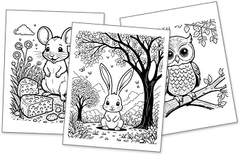 Scene Coloring Pages